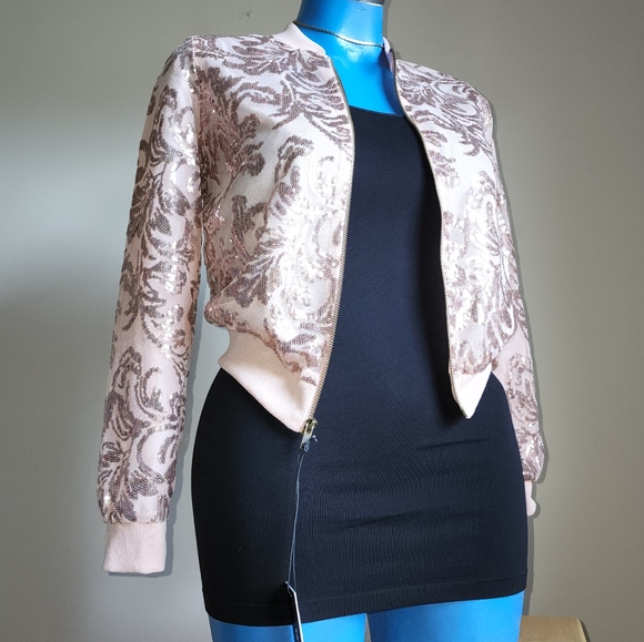 Diesel Sequin Bomber Jacket - Picture 15 of 16